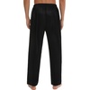 image:imageSWOMOG Mens Satin Silk Pajama Pant Long Pj Bottoms Soft Lounge Sleep Pants with Pockets amp DrawstringBlackNavy Blue