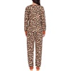 image:imageSWOMOG Pajamas Womens Long Sleeve Sleepwear with Long Pants Soft Loungewear Pj Set SXXLBlack Leopard
