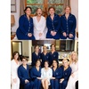 image:imageSWOMOG Womens Plus Size Pajamas Set Long Sleeve Sleepwear Button Down Tops Soft Pajama Pants 2 Pcs Lounge Sets with PocketNavy Blue