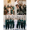 image:imageSWOMOG Womens Plus Size Pajamas Silky Pajama Set Button Down Sleepwear Classic Silk Pj Set Ladies Two Piece Loungewear SetGreen