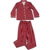 image:imageSWOMOG Matching Button Down Family Pajama Set Long Sleeve Kids Christmas Pajama