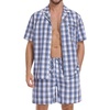 Brown White Plaid