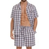 White Brown Plaid