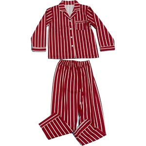 image:imageSWOMOG Matching Button Down Family Pajama Set Long Sleeve Kids Christmas Pajama