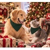 image:imageSWOMOG Family Christmas Pajamas Set Long Sleeve Button Down Sleepwear Festival Party Xmas Holiday Pjs SetGreen