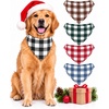 image:imageSWOMOG Matching Family Christmas Pajamas amp Dog BandanaBlack and White Buffalo Plaid
