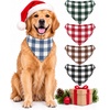 image:imageSWOMOG Matching Family Christmas Pajamas amp Dog BandanaBlue and White Buffalo Plaid