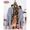 image:imageSWOMOG Matching Family Christmas Pajamas amp Dog BandanaBlue and White Buffalo Plaid