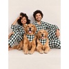image:imageSWOMOG Matching Family Christmas Pajamas amp Dog BandanaGreen and White Buffalo Plaid