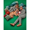 image:imageSWOMOG Matching Family Christmas Pajamas amp Dog BandanaGreen and White Buffalo Plaid