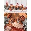 image:imageSWOMOG Matching Family Christmas Pajamas amp Dog BandanaGreen and White Buffalo Plaid