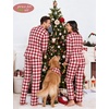 image:imageSWOMOG Matching Family Christmas Pajamas amp Dog BandanaRed and White Buffalo Plaid