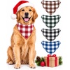 image:imageSWOMOG Matching Family Christmas Pajamas amp Dog BandanaRed and White Buffalo Plaid