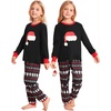 image:imageSWOMOG Matching Family Pajama Set Long Sleeve Christmas Pajama Button Down Holiday Sleepwear SetChristmas Hat