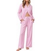 White Pink Striped