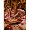 image:imageSWOMOG Christmas Family Matching Pajamas Long Sleeve Button Down Sleepwear Festival Party Holiday Pjs SetsChristmas Tree