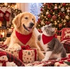 image:imageSWOMOG Christmas Family Matching Pajamas Long Sleeve Button Down Sleepwear Festival Party Holiday Pjs SetsRed