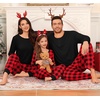 image:imageSWOMOG Family Christmas Matching Pajamas Sets Long Sleeve Pjs Holiday Sleepwear Women Men Soft Loungewear SetChristmas Berry Plaid