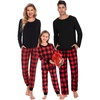 image:imageSWOMOG Family Christmas Matching Pajamas Sets Long Sleeve Pjs Holiday Sleepwear Women Men Soft Loungewear SetChristmas Berry Plaid