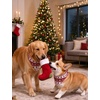 image:imageSWOMOG Christmas Couples Pajamas Sets Matching Women amp Men Long Sleeve Sleepwear Pjs Set Soft 2 Pcs LoungewearWhite Red Christmas