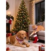image:imageSWOMOG Christmas Couples Pajamas Sets Matching Women amp Men Long Sleeve Sleepwear Pjs Set Soft 2 Pcs LoungewearWhite Red Christmas