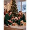 image:imageSWOMOG Christmas Family Matching Pajamas Long Sleeve Button Down Pj SetChristmas Green