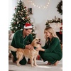 image:imageSWOMOG Christmas Family Matching Pajamas Long Sleeve Button Down Pj SetChristmas Green