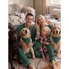 image:imageSWOMOG Couple Matching Pajamas Sets Women amp Men Button Down Pjs Long SleeveGreen
