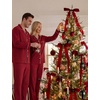 image:imageSWOMOG Couple Matching Pajamas Sets Women amp Men Button Down Pjs Long SleeveRed
