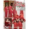 image:imageSWOMOG Family Matching Christmas Pajamas Set Silk Satin Long Sleeve Sleepwear WomenMenKids Button Down Loungewear Pj SetRed Striped