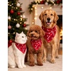 image:imageSWOMOG Family Matching Christmas Pajamas Silk Satin Long Sleeve Button Down 2Pcs Festival Sleepwear for MenWomen amp KidsRed Candy Cane